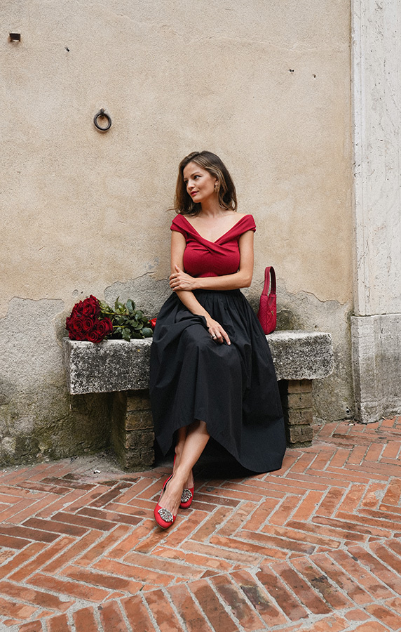 Bluzka damska z lyocellu Cannes Amour