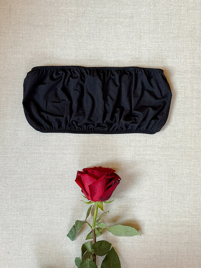 Damski top bandau z modalu Milo Noire