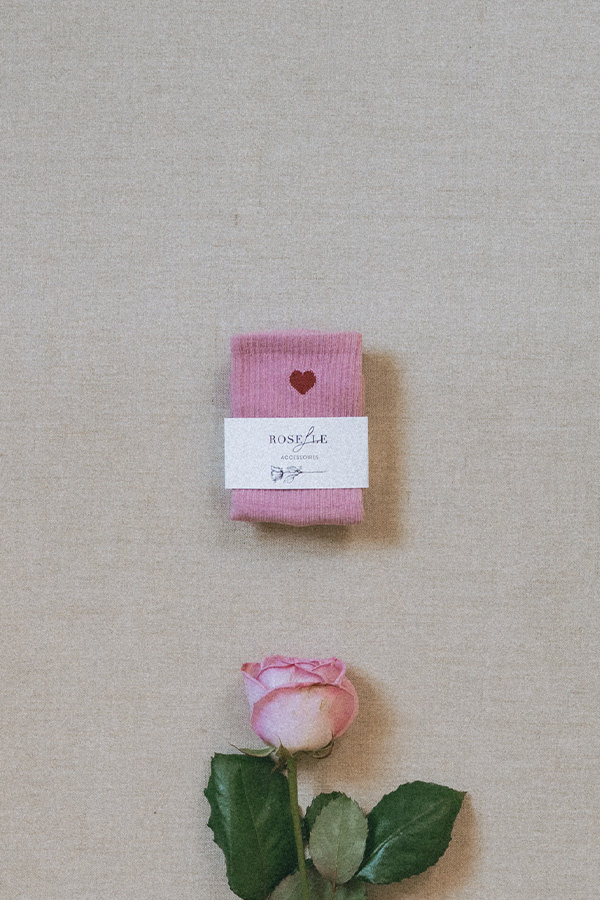 Damskie skarpetki bawełniane Mon Amour Rose 