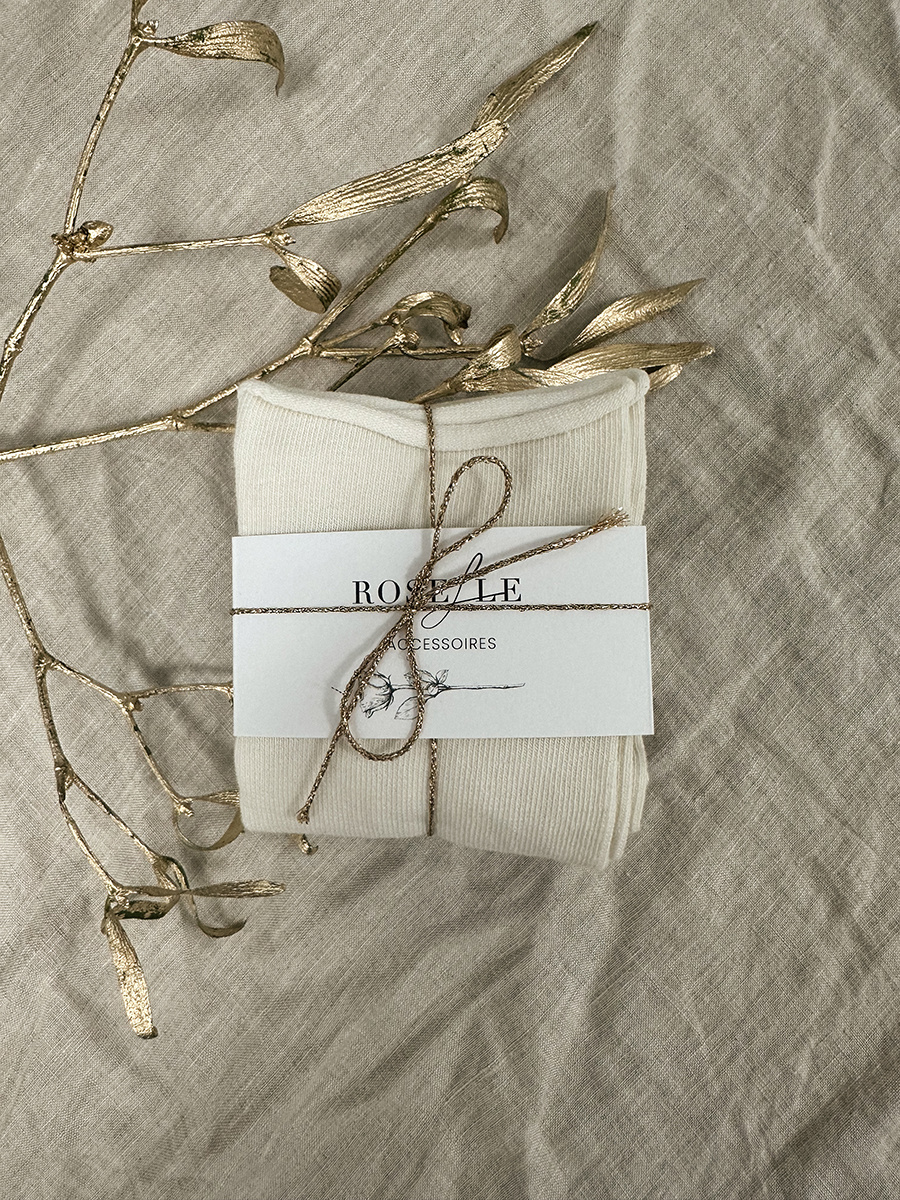 Zestaw damskich skarpetek bawełnianych Bonbons Beige