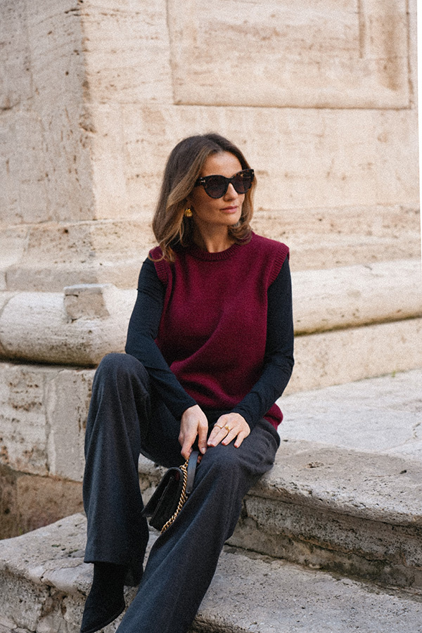 Damski longsleeve z modalu Monique Noire