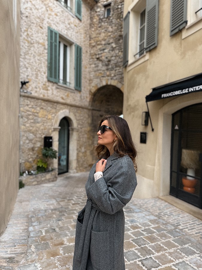 Długi płaszcz wełniany Chic de la rue