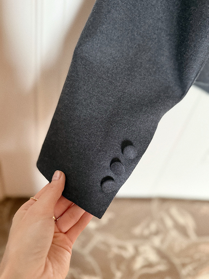 Damska marynarka bawełniana Ferrara Graphite 