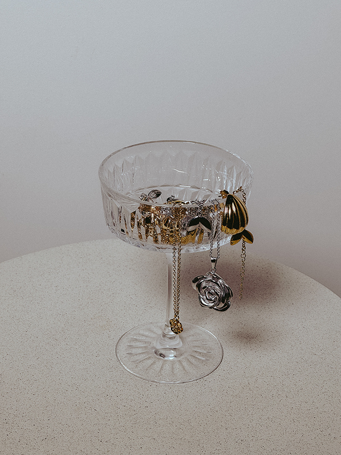 Kolczyki pozłacane z mosiądzu muszle Vintage D'Oro N°13