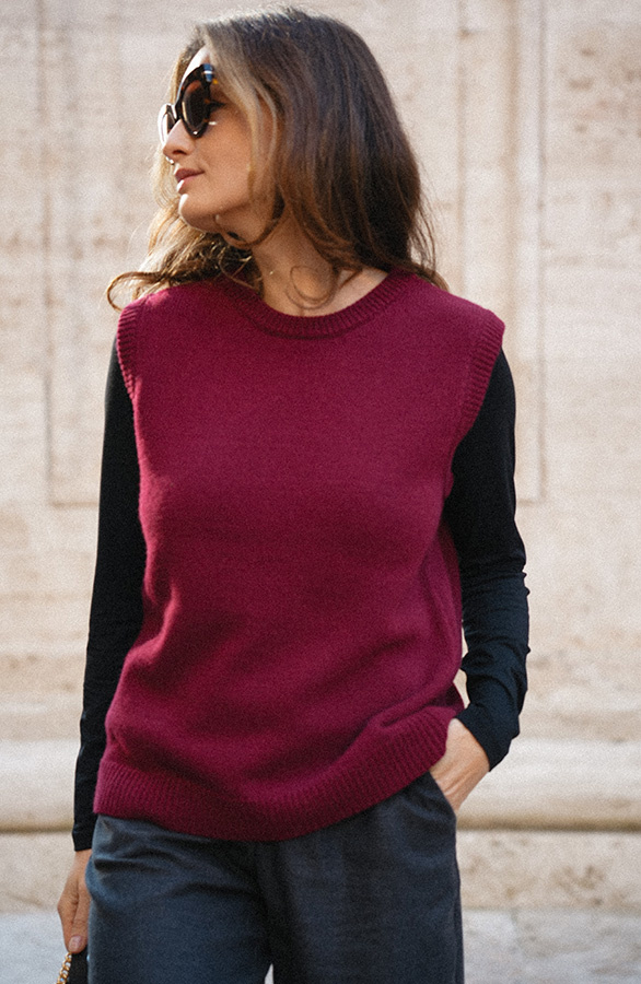 Damski longsleeve z modalu Monique Noire