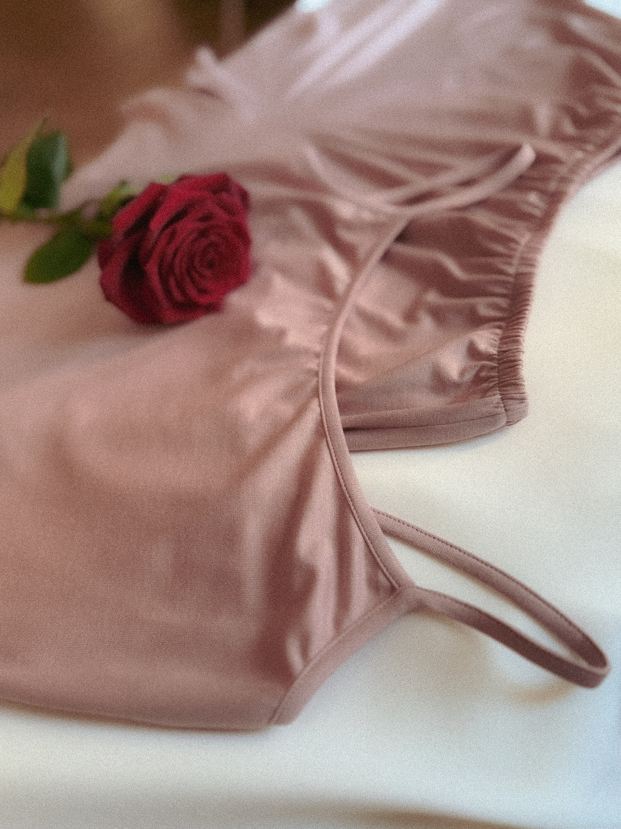 Damskie szorty z modalu Evie Rose Poudré