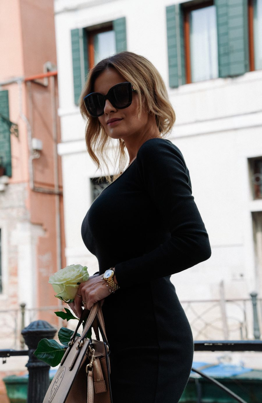 Bawełniana sukienka Tresor Noire