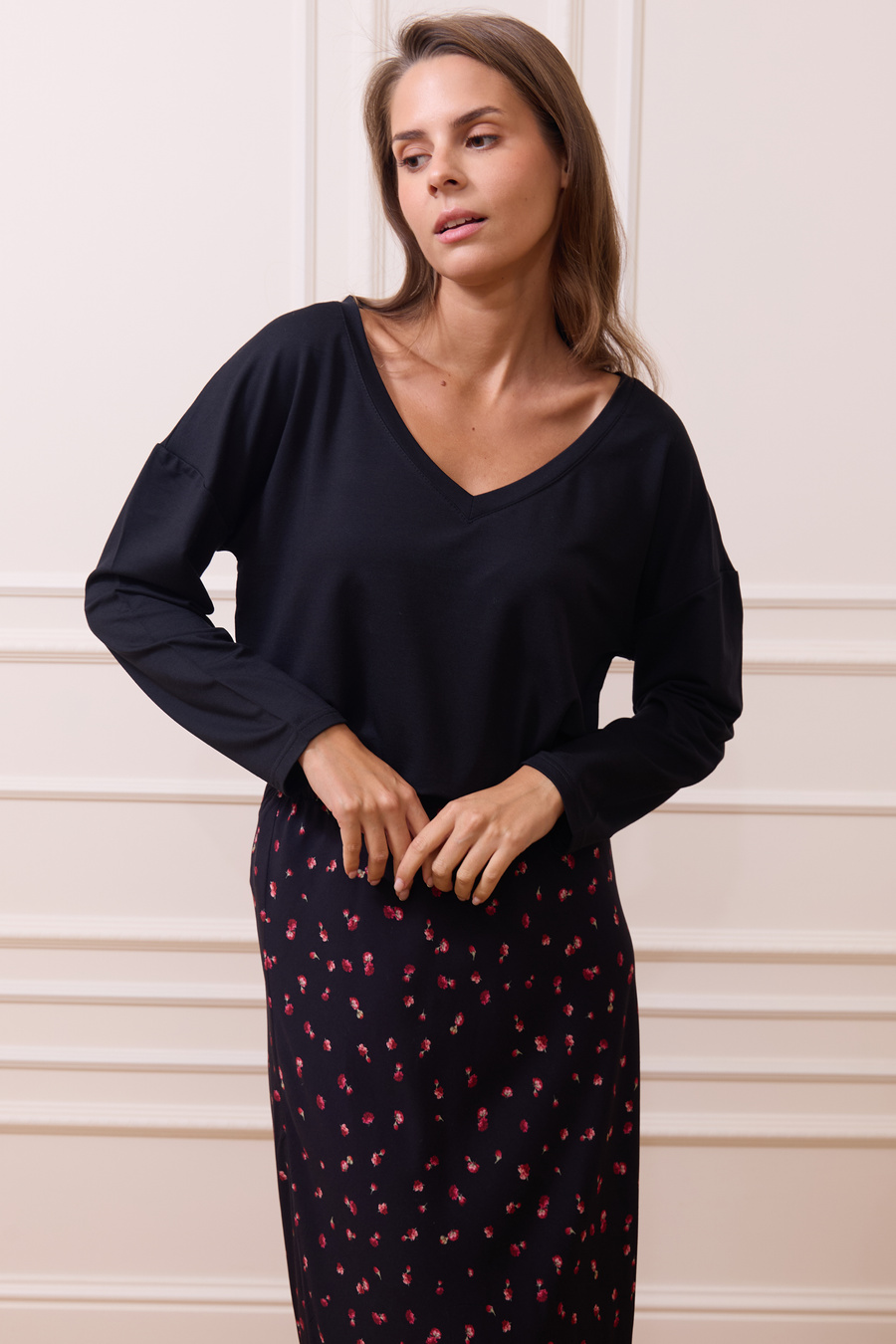 Damska bluzka z modalu Neli Nero