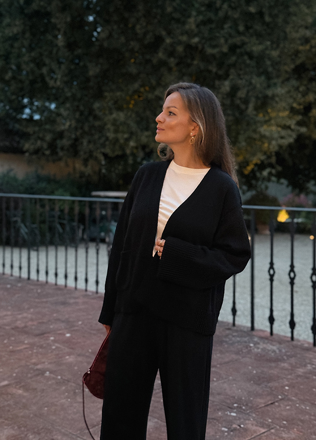 Damski kardigan z kaszmirem Elodie Noire