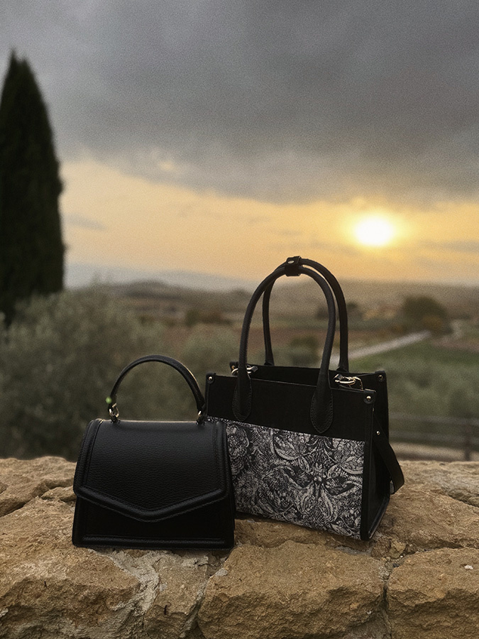 Damska torebka skórzana Florence Nero