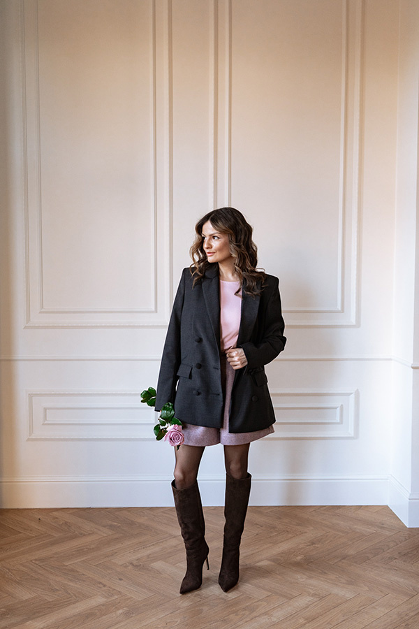 Damska marynarka wełniana Modena Elegance 