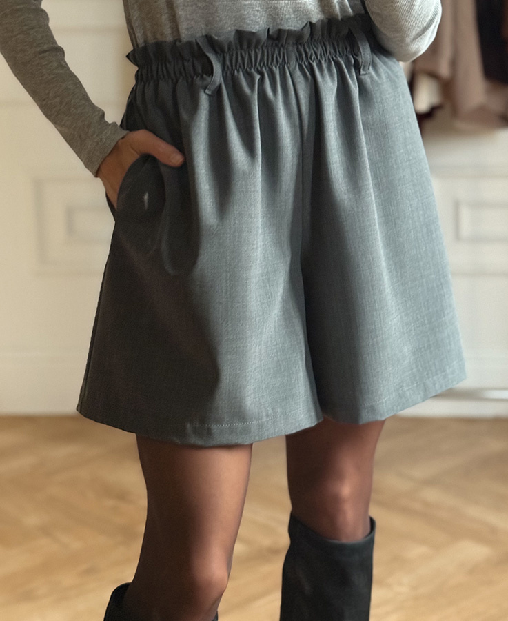 Szorty Émilie Gris