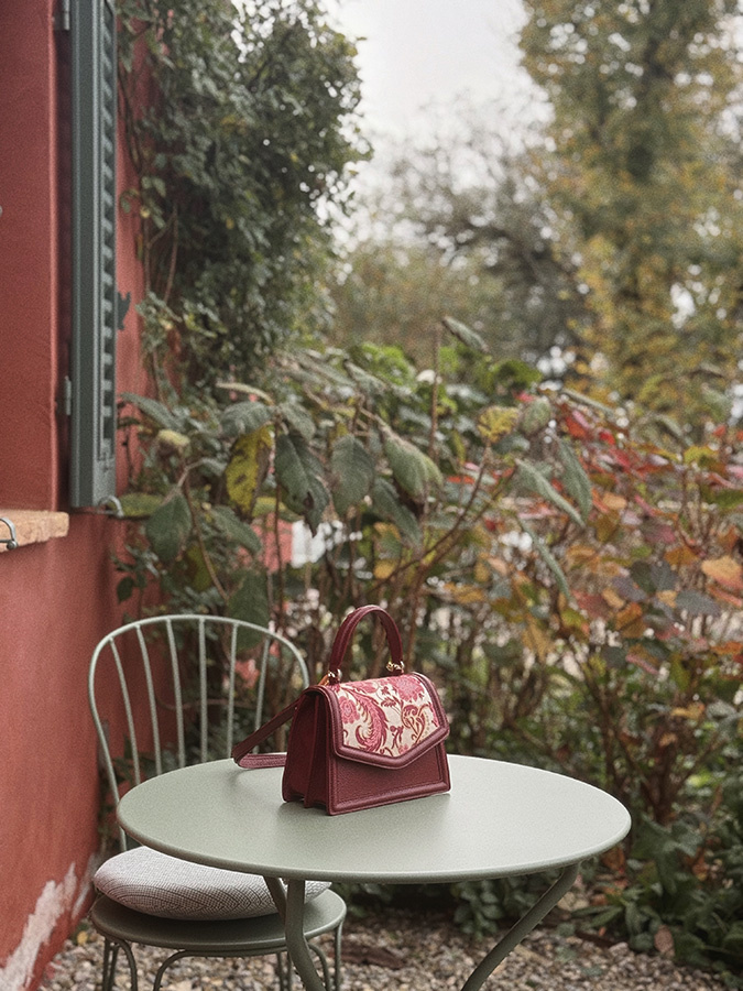 Damska torebka skórzana Florence Bella Bordeaux