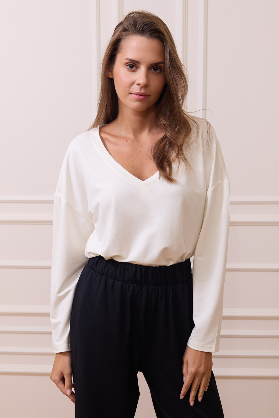 Damska bluzka z modalu Neli Cremoso