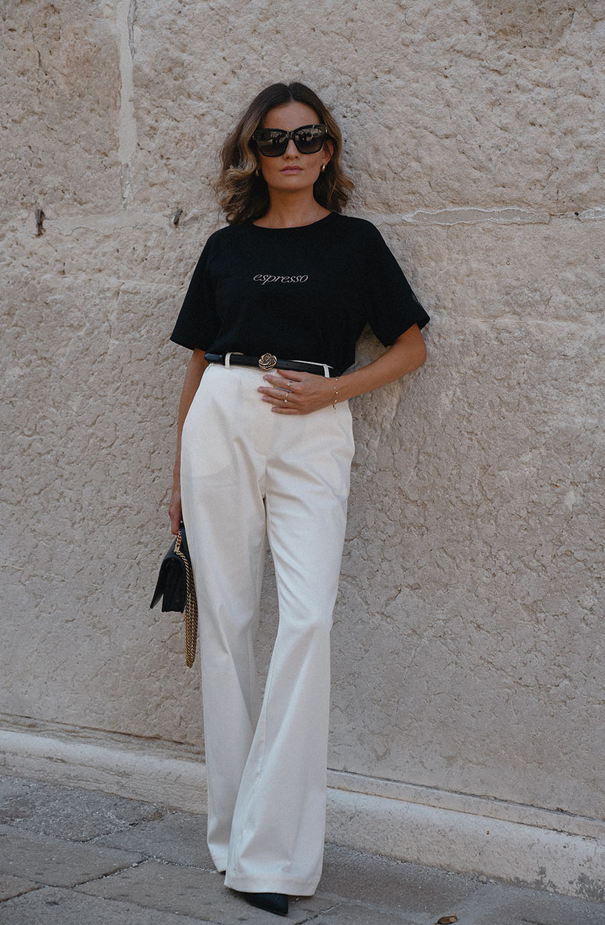 Damski T-shirt bawełniany Espresso