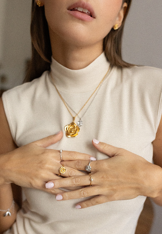 Bransoletka srebrna liście Delicatezza D'Argento N°18