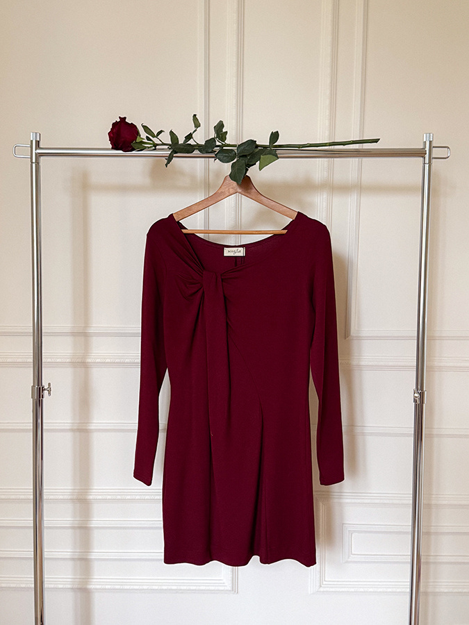 Krótka sukienka z modalu Noemi Vino