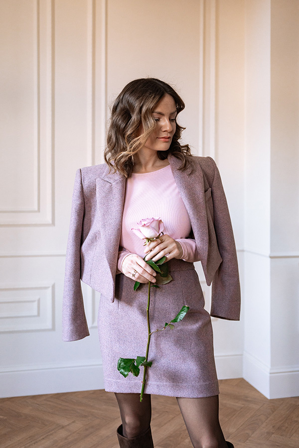 Spódniczka wełniana Claire Poudre 