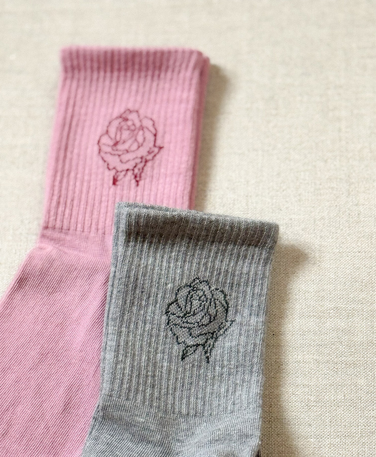 Zestaw damskich skarpetek bawełnianych Mattino Rosa