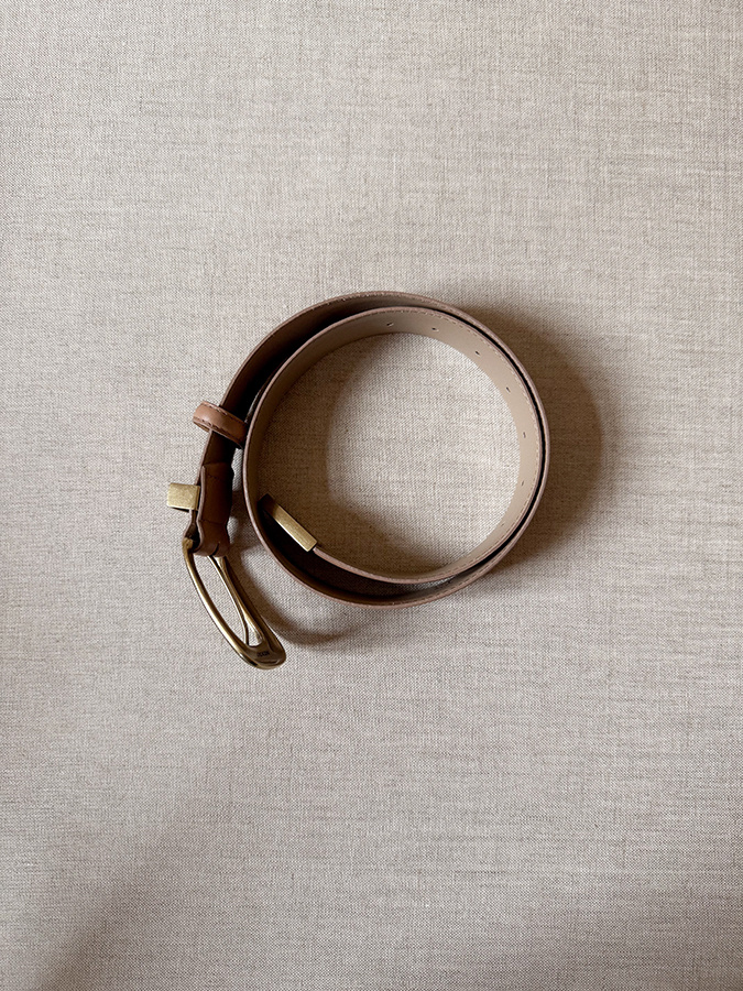 Damski pasek skórzany Siena Chocolate