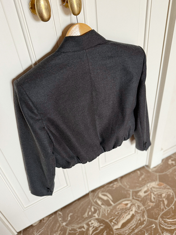 Damska marynarka bawełniana Ferrara Graphite 