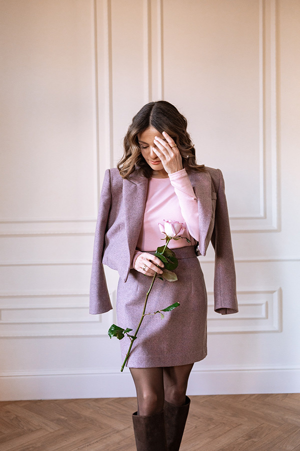 Damski longsleeve z wiskozy Monique Rose