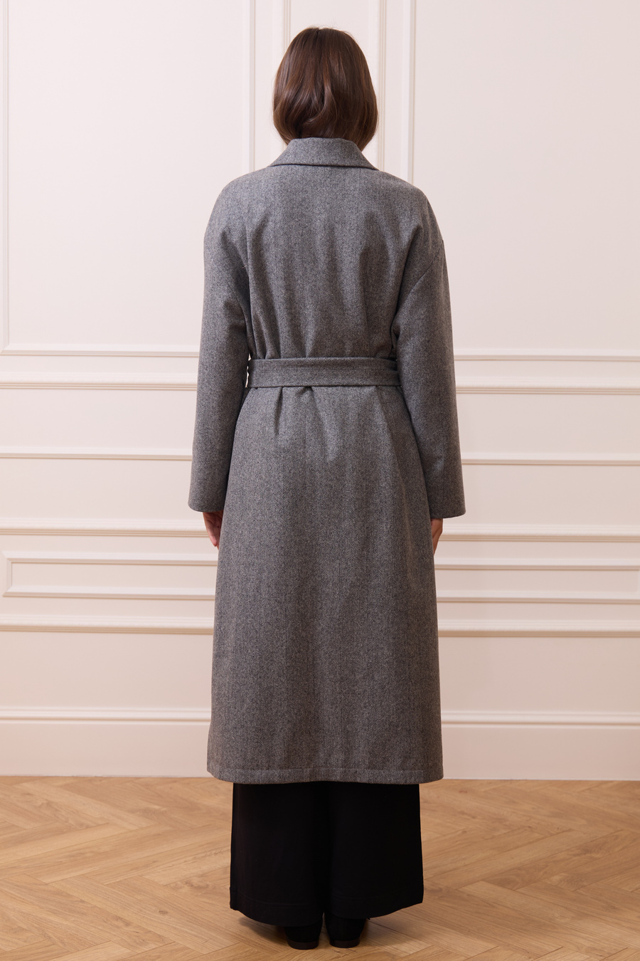 Długi płaszcz wełniany Chic de la rue