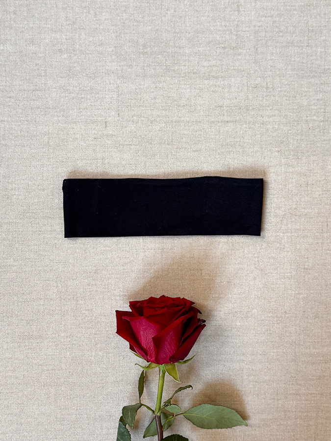 Opaska do włosów z modalu Alora Noire