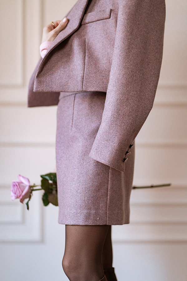 Spódniczka wełniana Claire Poudre 