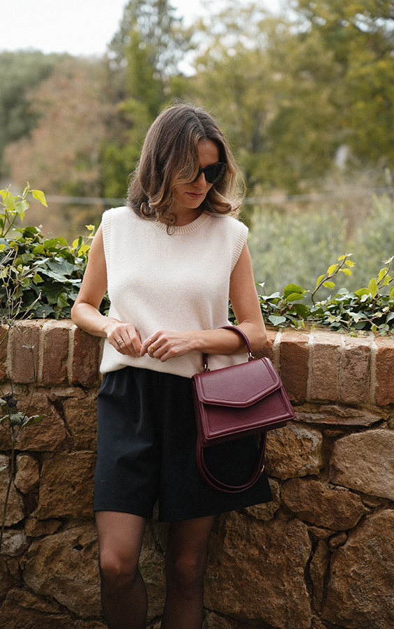 Damskie szorty wełniane Émilie Noire