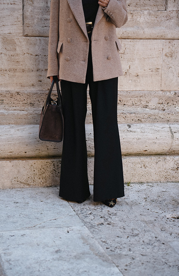 Damskie spodnie wełniane Stella Noire Petit