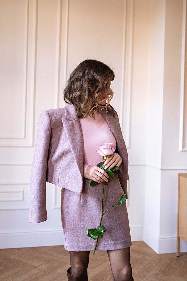 Spódniczka wełniana Claire Poudre 