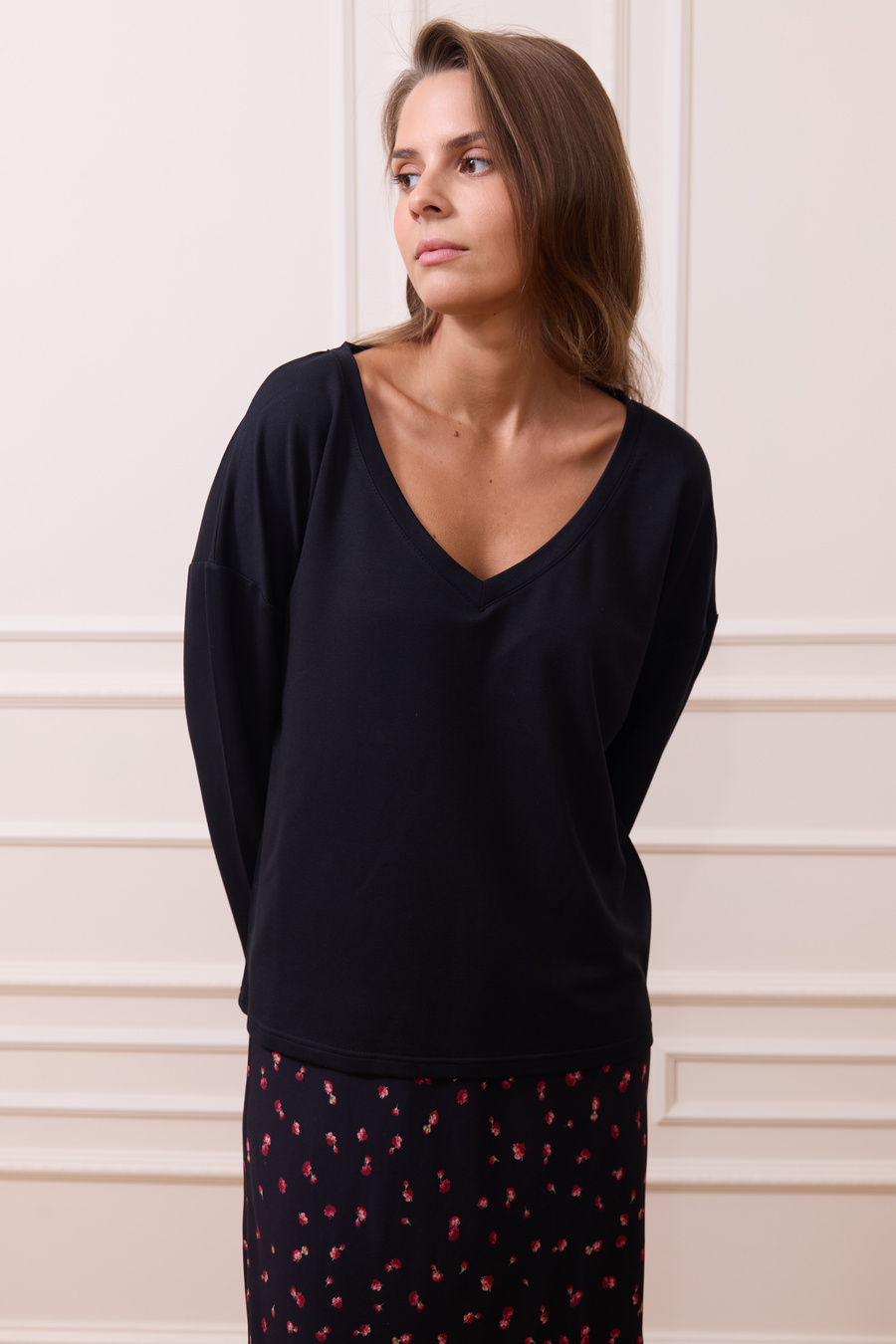 Damska bluzka z modalu Neli Nero