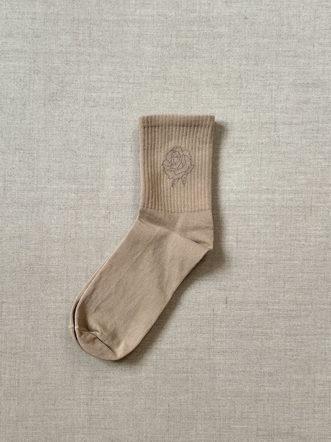 Zestaw damskich skarpetek bawełnianych Crema Di Caffe 