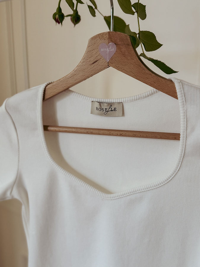 Damski T-shirt bawełniany La Base Blanc