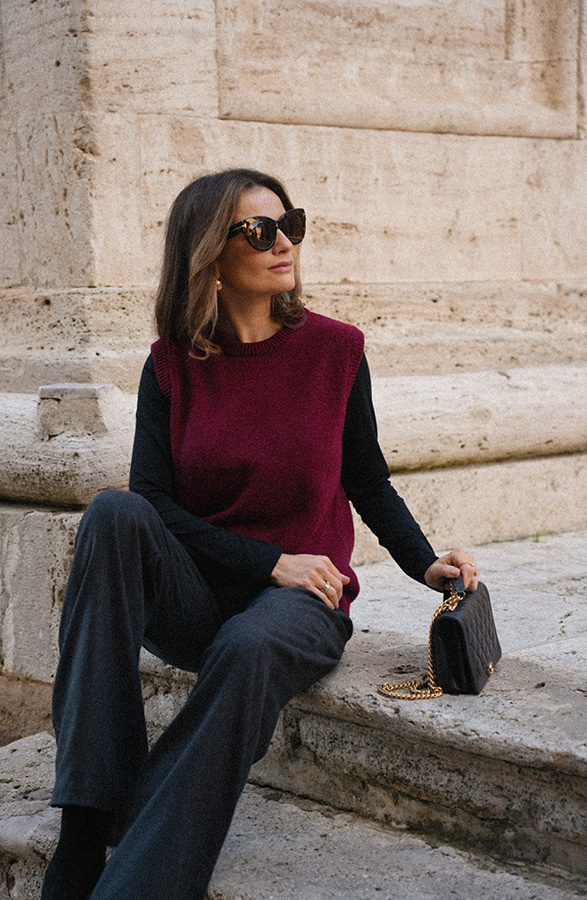 Damskie spodnie bawełniane Vittoria Graphite Classique