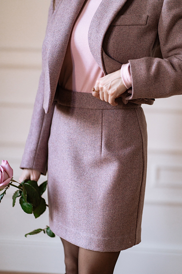 Spódniczka wełniana Claire Poudre 