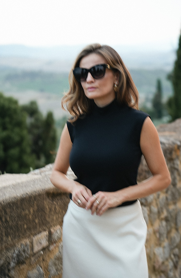 Damski półgolf z lyocellu Jacqueline Noire