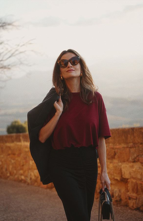 Damski T-shirt z modalu Lea Vino