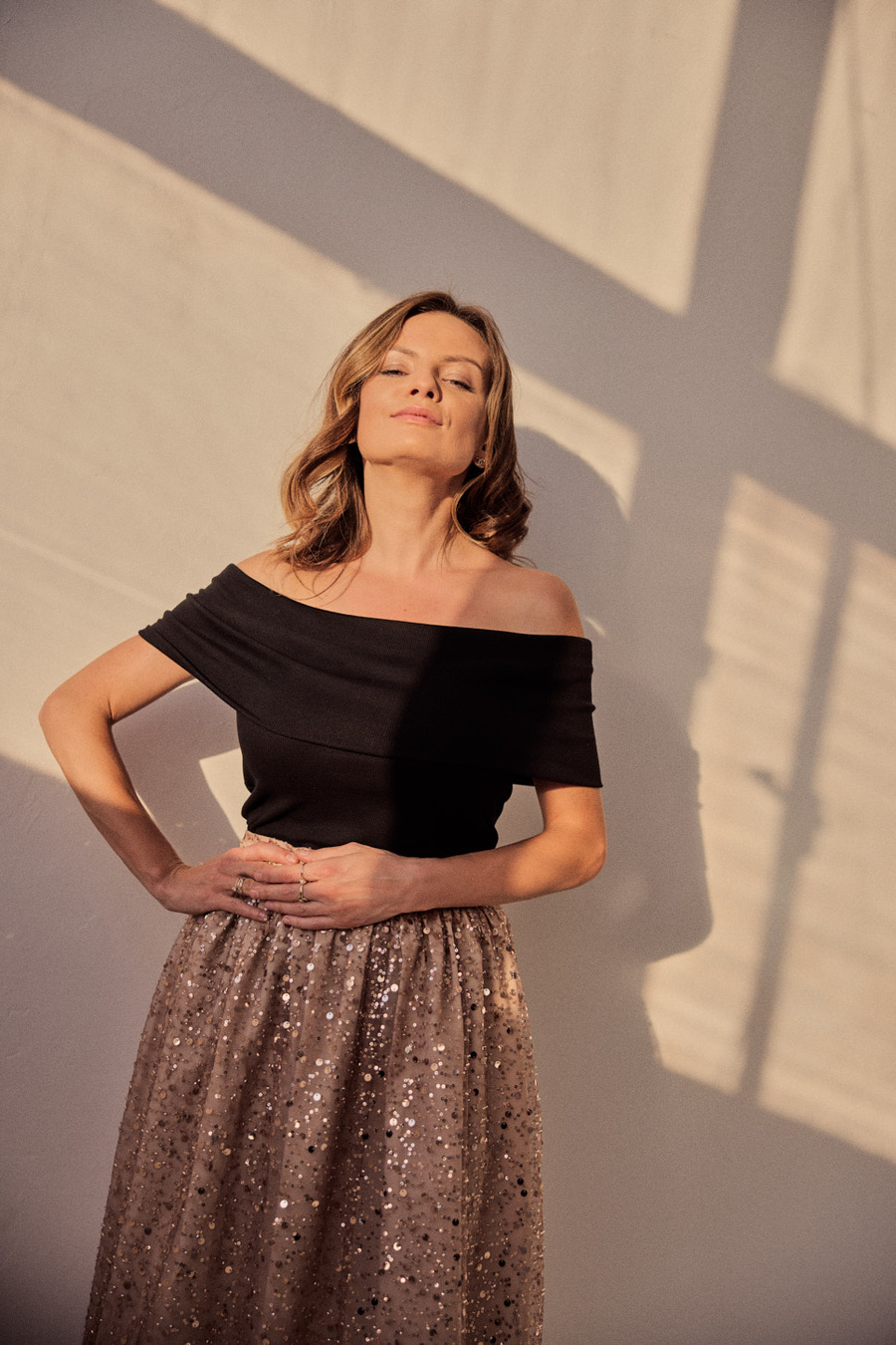 Bluzka damska z lyocellu Monaco Noire