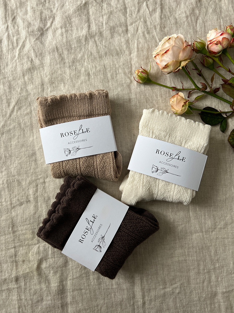 Zestaw damskich skarpetek bawełnianych Bonbons Chocolaté