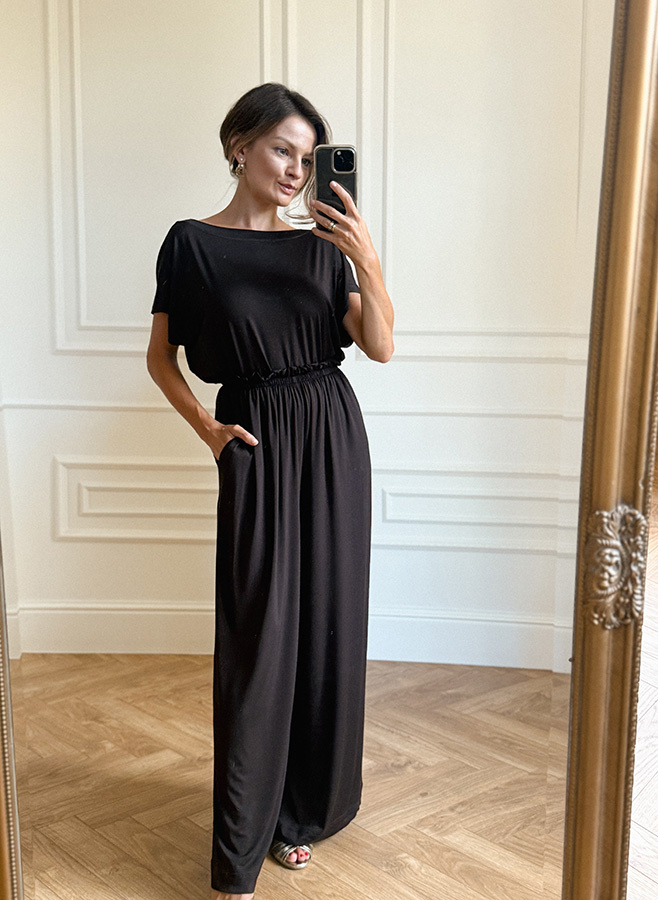 Damskie spodnie z modalu Riviera Chocolate Classique