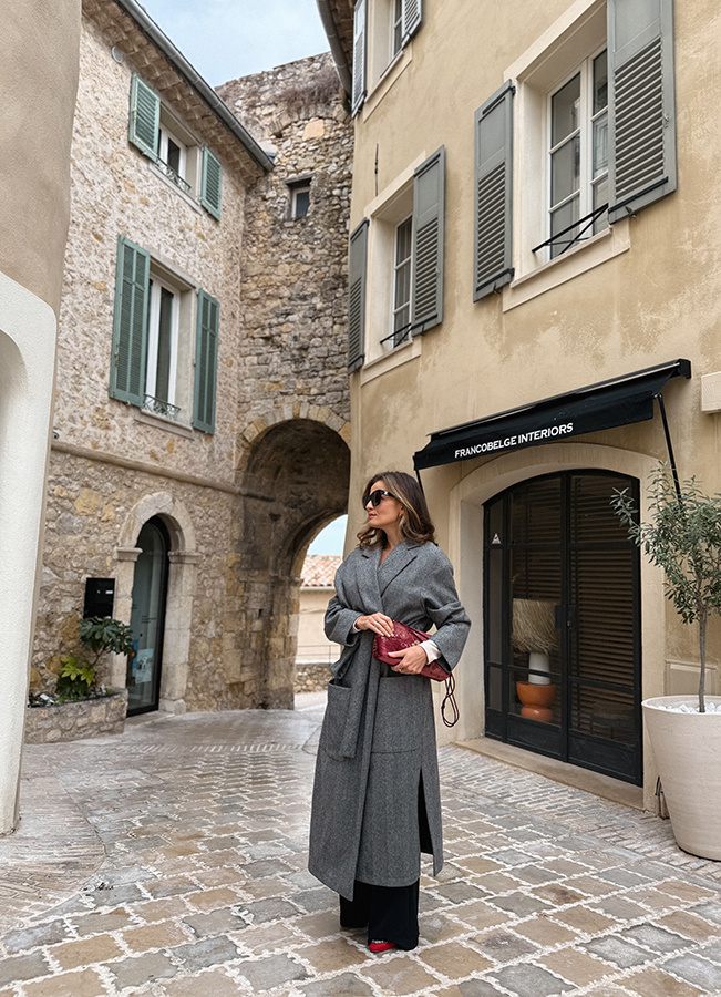 Długi płaszcz wełniany Chic de la rue