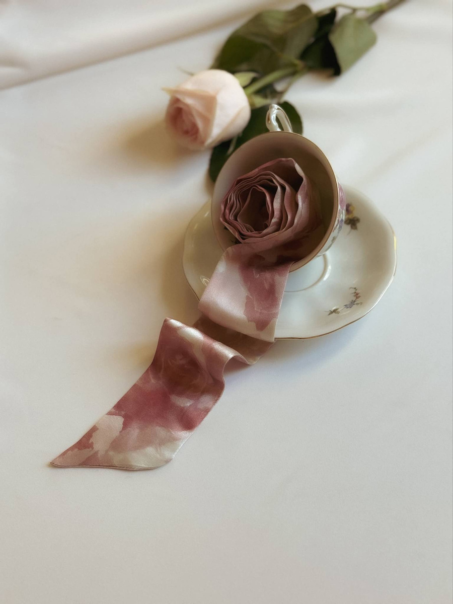 Jedwabny szalik Petit Roselle