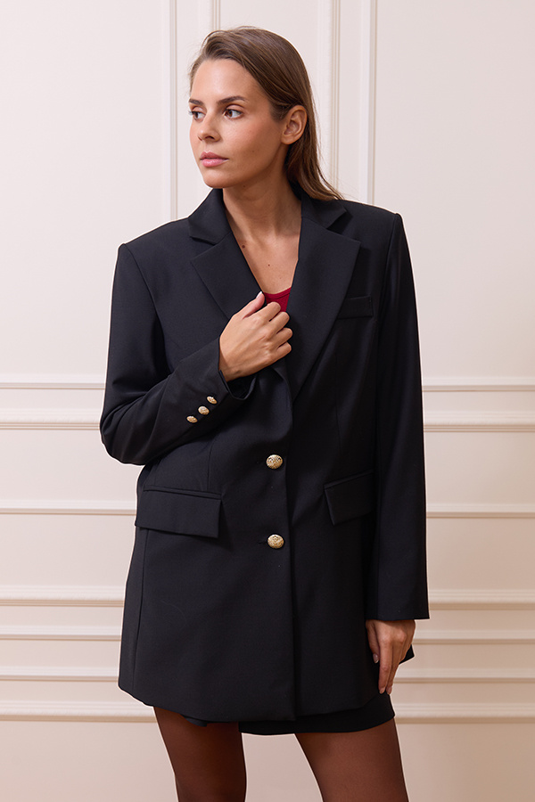 Damska marynarka wełniana Monopoli Noire