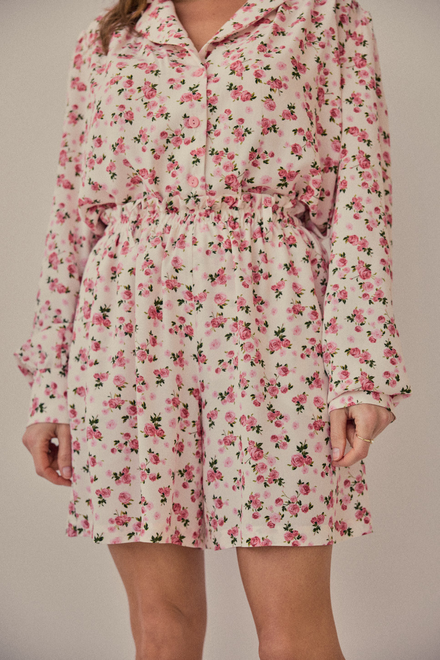 Damskie szorty z wiskozy Émilie Floral