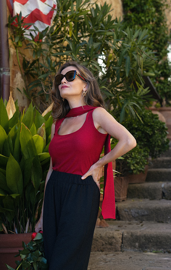 Damski top z lyocellu Aurora Amour