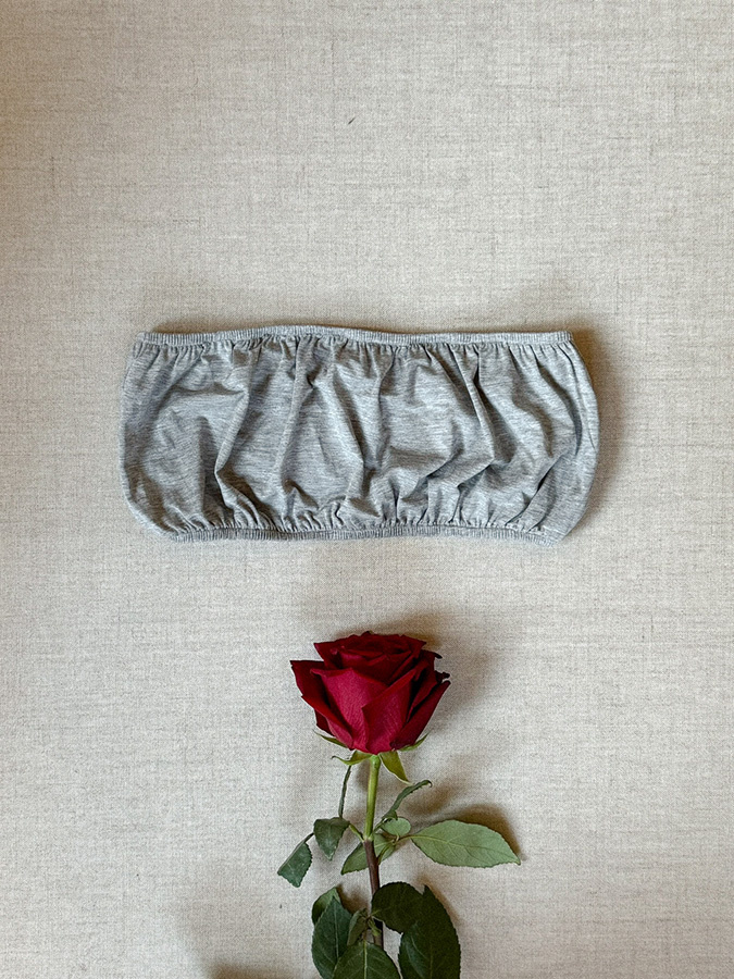 Damski top bandau z modalu Milo Gris