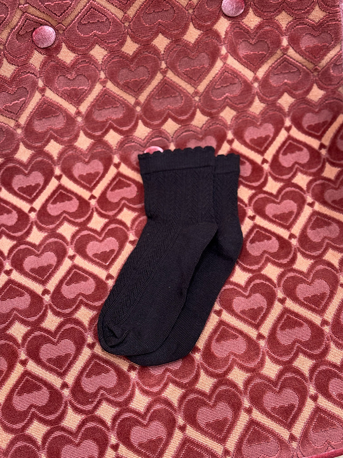 Damskie skarpetki bawełniane Romantique Chocolat