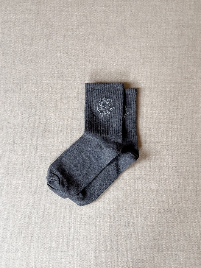 Damskie skarpetki bawełniane Roselle Graphite